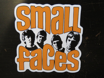 3.5'' Collectible Music STICKER ~ SMALL FACES: London Rock Band Formed in 1965