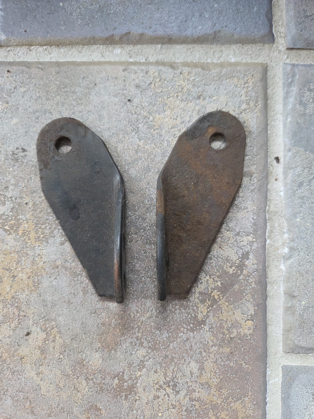 Jeep CJ OEM Original Stock Side Mirror Mounting Brackets