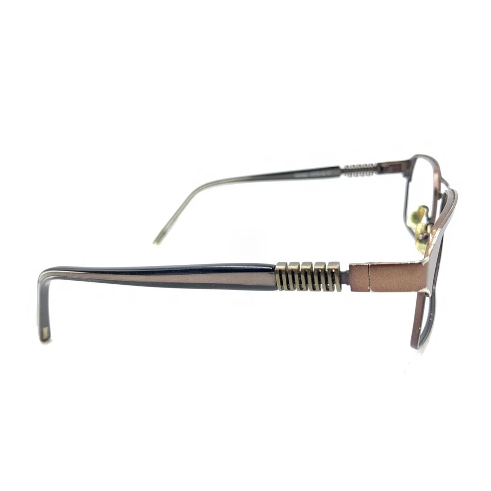 Monturas de gafas Jhane Barnes perimetrales marrones 57-19 143 diseñador hombres mujeres Foto 4 de 4