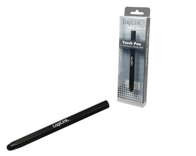 LogiLink AA0010 Touch Pen Black AA0010, Black, iPad, iPhone, iPod, Aluminum ~E~