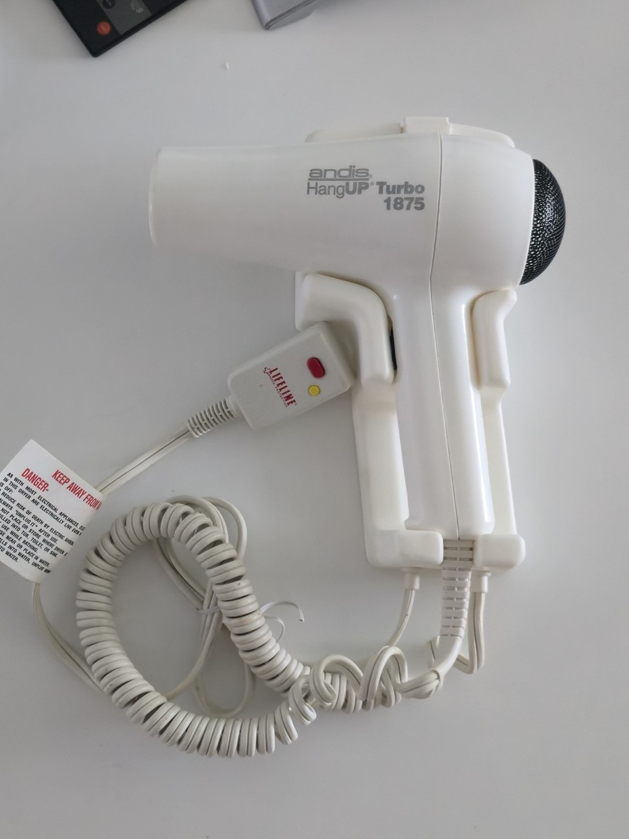 Andis Turbo 1875 Watt Wall Mount Mounted Hang Up Hair Blow Dryer