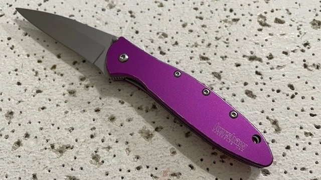 Navaja de Bolsillo Plegable 1660PUR Kershaw Diseño de Cebolla Ken Linerlock Púrpura A/O Foto 2 de 4