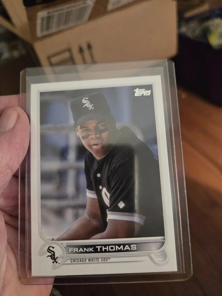2022 Topps Series Two Short Print Image Variation Frank Thomas #372 - Image 4 of 4