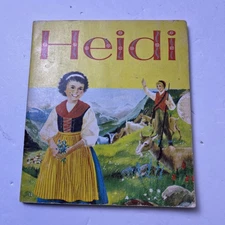 HEIDI by Johanna Spyri 1956 Nestle Quik Advertising Promo Book - Deborah Hill