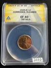 1925-D Lincoln Wheat Cent Penny 1c ANACS Certified EF XF 40 XF40 Details 2222
