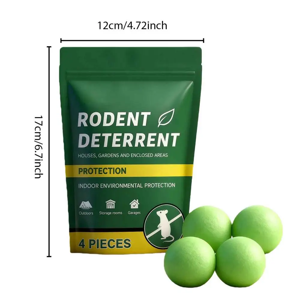 Rat Repellent Balls, Peppermint Oil for Mice Rodent Rats Squirrel Pests Repellen