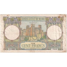 [#377416] Morocco, 100 Francs, 1945-03-01, EF