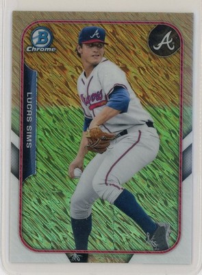 2015 Bowman The Farm's Finest Minis #FFM-LS Lucas Sims