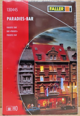 Faller HO Scale Paradise Bar Night Club Building Kit 130445 - Sealed!