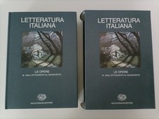 LETTERATURA ITALIANA LE OPERE DALL'OTTOCENTO AL NOVENCENTO VOL 3 ED EINAUDI 066