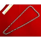 Necklace Stainless Chain 24" inch 5.5mm. Hanging 3 Pendant Thai Buddha Amulet