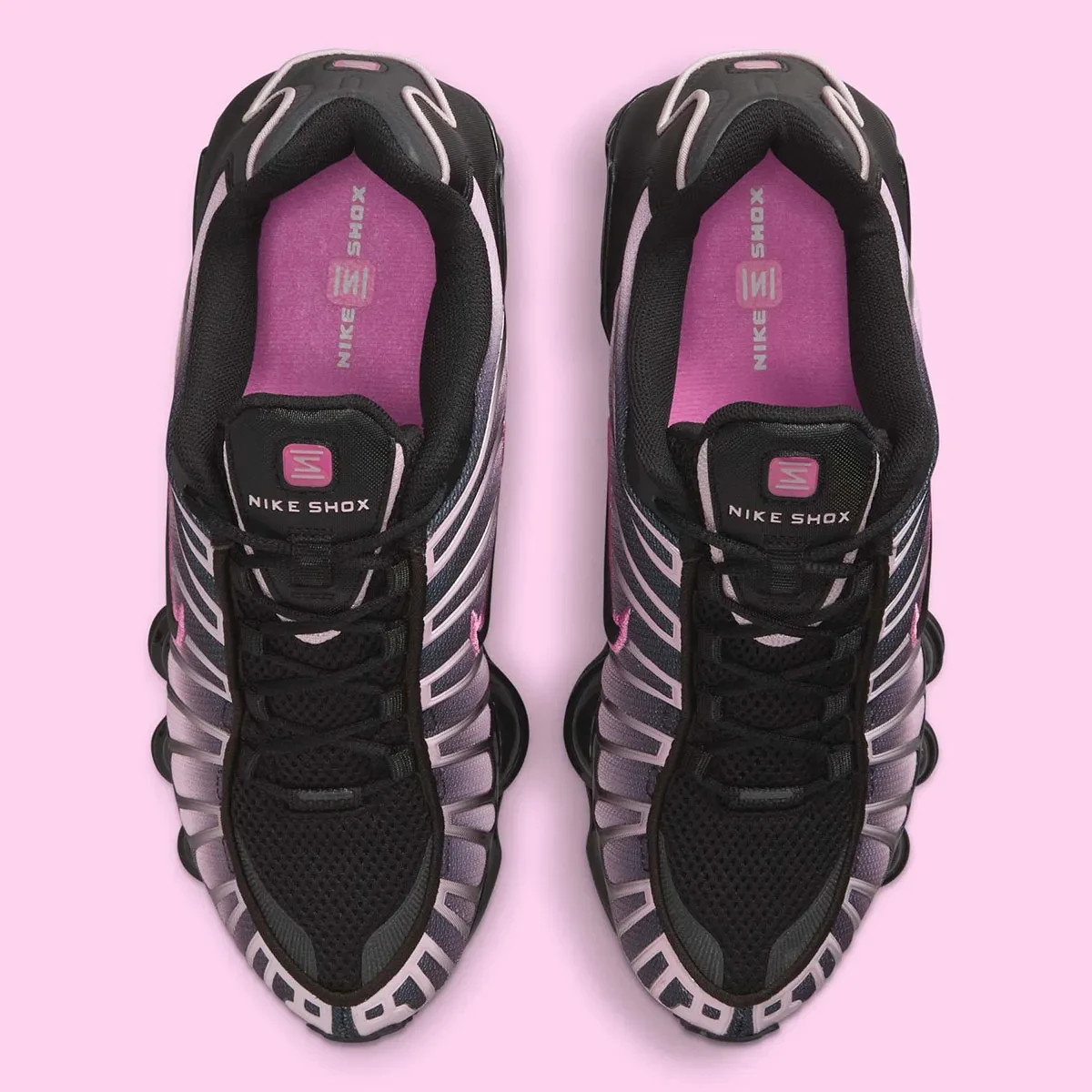 Nike Shox 黒/ピンク スニーカー おもち Size 8 - Nike Shox TL Black Playful Pink W for sale online | eBay
