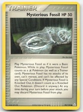 Mysterious Fossil 92/110 EX Holon Phantoms Pokemon TCG LP on eBay