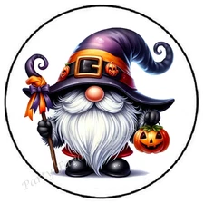 GNOME HALLOWEEN ENVELOPE SEALS LABELS STICKERS PARTY FAVORS
