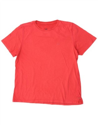 Fat Face Herren T-Shirt Oberteil Large Rot Baumwolle AD35