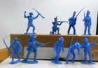 Marx Mexican Alamo Infantry Conversions Nine Different