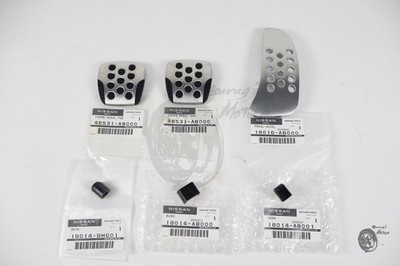 Nissan Skyline GT-R BNR34 R34 R33 Buchse & Aluminium Pedal Pad Set AUTECH...