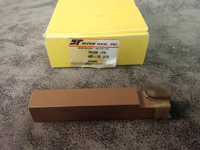 (Lot of 10) NEW Super Tool 70139 3/4"x3/4" Single Point Carbide AR-12 370 BN496 - Image 1 of 4