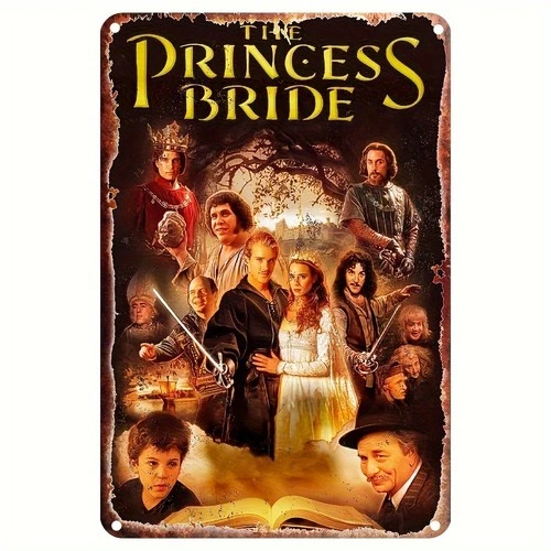 Princess Bride Vintage Tin Metal Signs Home Décor Signage Wall Art Durable Iron