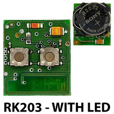 GENUINE USED VAUXHALL 2 BUTTON REMOTE KEY FOB CIRCUIT BOARD BOSCH RK203 WITH LED