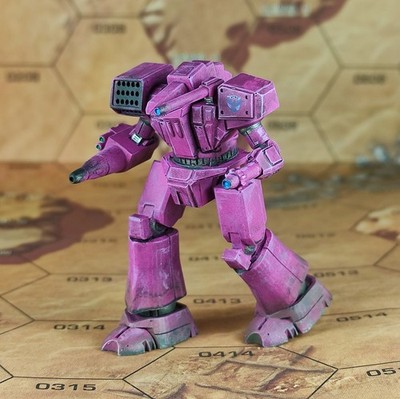 Albatros ALB-3U | Sir Mortimer Bombito | 3D-Printed Miniature for Battletech
