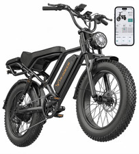 E-Bike 20" Fatbike Pedelec 50KM/H 48V 20Ah Vollfederung Elektrofahrrad …