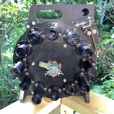 Vintage Compugraphic Ednalite Typesetting 12 Lens Turret Made in USA