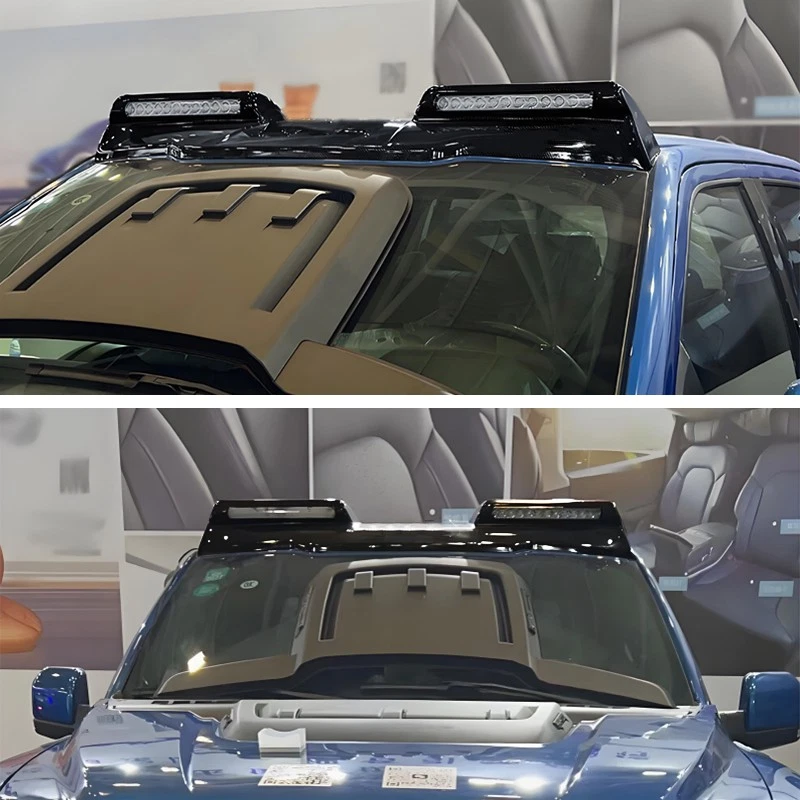 For Ford F150 F-150 2021-2023 Lamp Model Roof Top Light Bar with LED DRL Black Foto 2 de 4