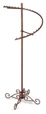 SSWBasics Sleek Cobblestone Spiral Clothing Rack - 29 Ball Retail Clothing