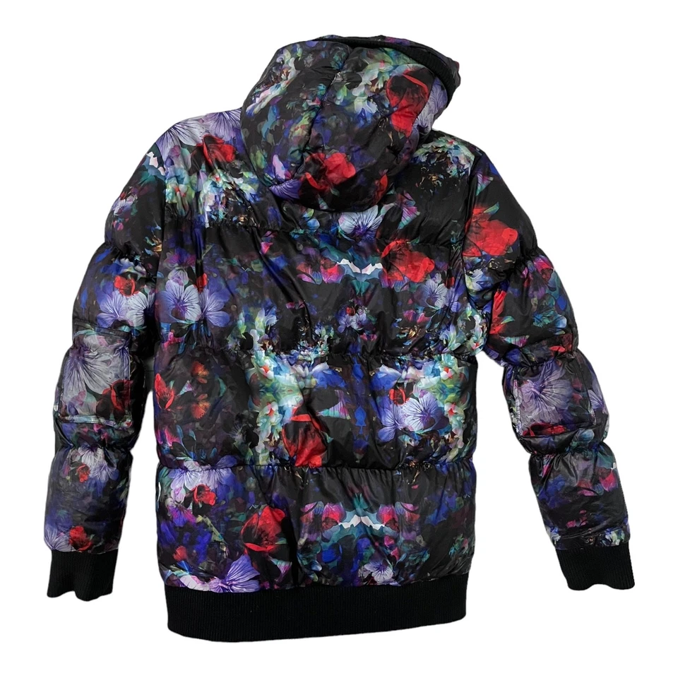 Appaman девочек цветочный вниз пуховик куртка размер 6 - Изображение 2 из 4