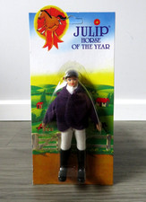 VINTAGE 1990S JULIP HORSE OF THE YEAR HANNAH RIDER FIGURE 1212 DOLL NEW ON CARD