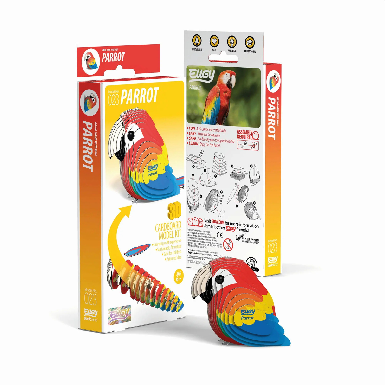 Eugy: 3D Bastelset Papagei - Bild 3