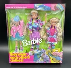 Vintage 1991 Sharin Sisters Gift Set Barbie Skipper Stacie Dolls #5716 NRFB NIB