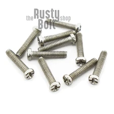 M1.2 x 6mm, Phillips Pan Head Screws, A2 304 18-8, Stainless Steel