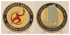 Sempra Energy Corporate Security Challenge Coin, Global Asset Protection _14