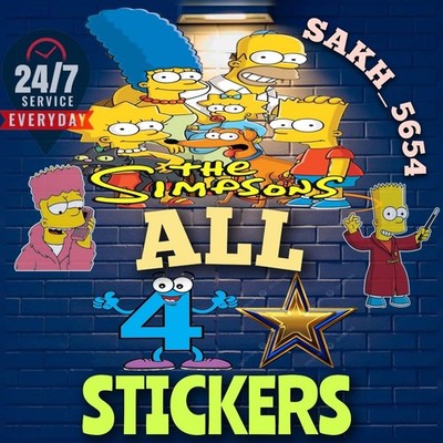 Alle 4  Mono_Poly_Go Aufkleber hier erhältlich :- The Simpsons Go Album :-