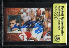 BAS 1996 Select Mark Chmura #106 Authentic Auto 3c7