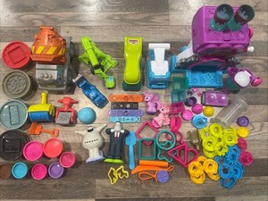 83pc Play Doh Lot Molds Tools Truck, Cupcake, My Little Pony