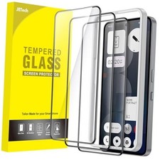 Full Coverage Screen Protector for Black Edge Tempered Nothing Phone 3a Pro