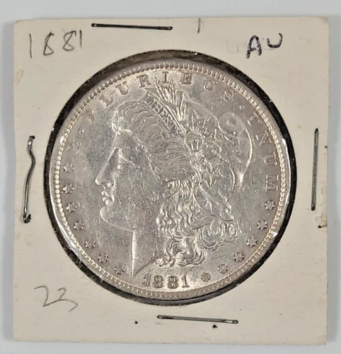 Morgan Silver Dollar - 1881 / AU