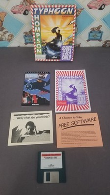 1989 Typhoon Thompson Search for the Sea Child Broderbund Atari ST Big Box CIB