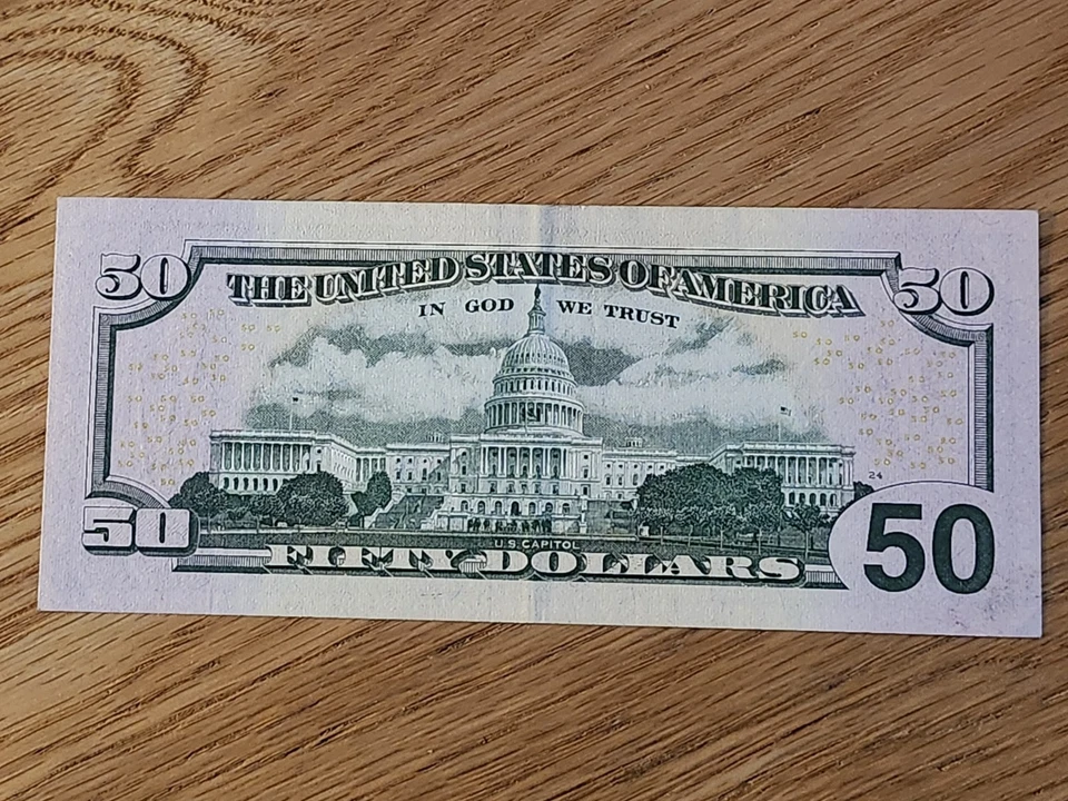 2009 $50 "STAR NOTE" BOSTON DISTRICT JA00259822* 640K RUN - Image 2 of 4