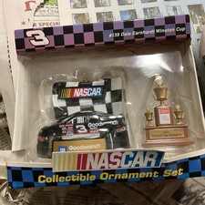 #139 Dale Earnhardt 1994 Winston Cup Ornament Set (Rare) NASCAR 