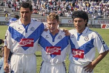 Camiseta Atlético Celaya Temporada 1996-1997 Pequeña #9 H. SANCHEZ