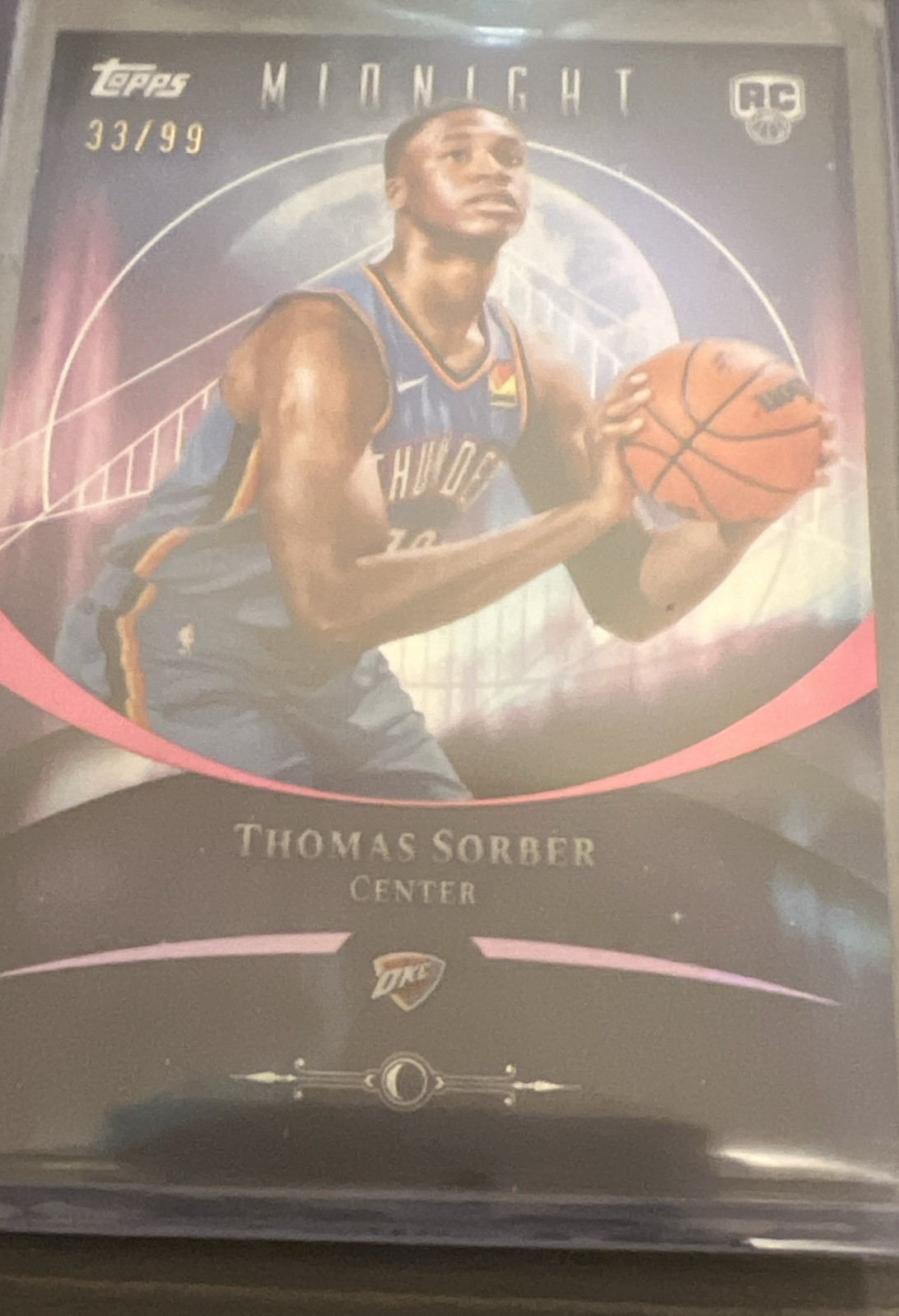 2025-26 Topps Midnight - Thomas Sorber #75 Twilight /99 (RC)