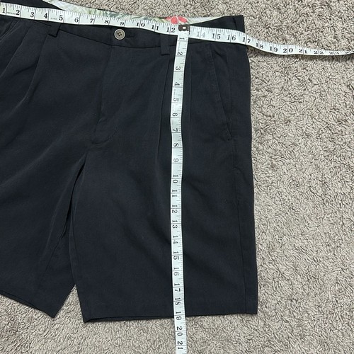 Tommy Bahama Men's Silk Pleated Shorts Black Size 32 - Picture 8 of 10