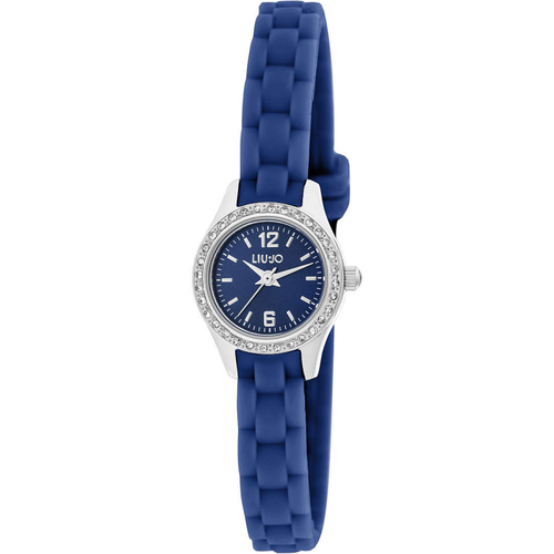 Orologio LIU JO LUXURY mod. PETIT ref. TLJ1300 Donna in gomma blue  swarovski | eBay