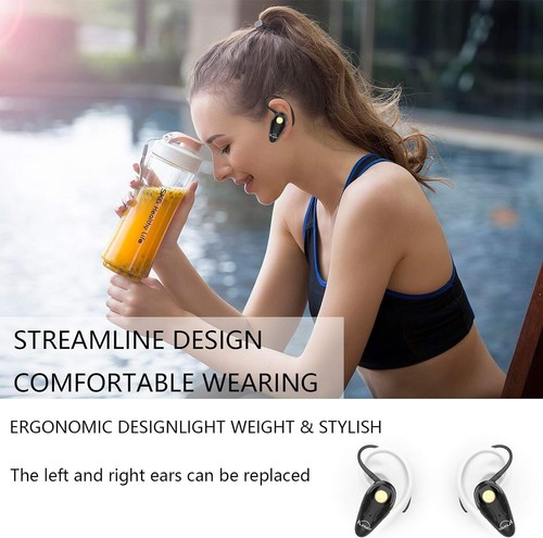 Headset Kendir V5.0 Ultralight Wireless Headphone Cell Phone Earpiece with Mic - Picture 14 of 24