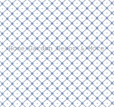 Blue White Diamond Grid Lines Vinyl Laminate Contact Paper Drawer Peel Stick