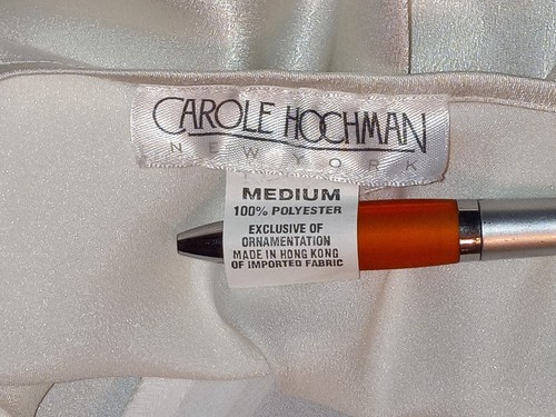 H#36 Vintage Carole Hochman New York Woman's Maxi White Nightgown Size M - Picture 8 of 13